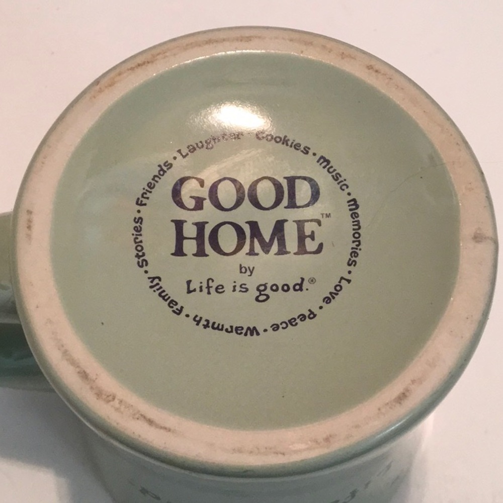 GOOD HOME “LIFE IS GOOD” Sturdy Ceramic MUG - Picture 7 of 7